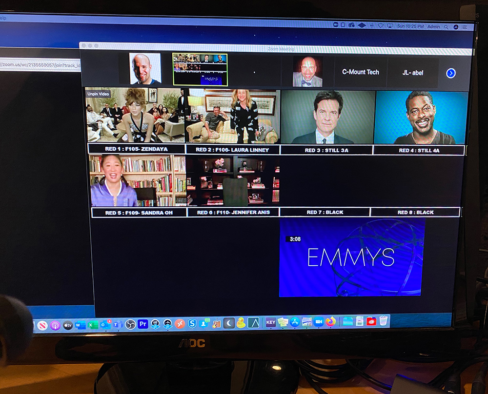 Emmys Tech Support during live show