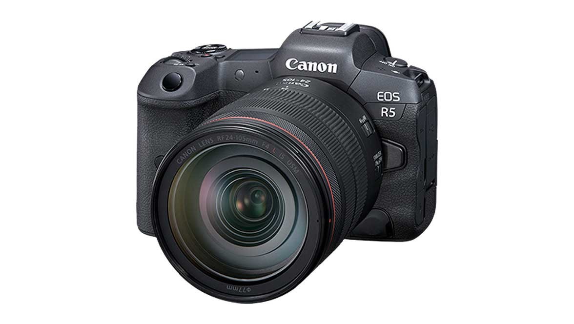 Canon EOS R5 Digital Camera with 24-105mm f4 L Lens