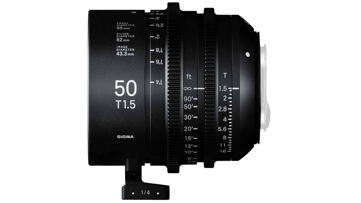 Sigma 50mm T1.5 FF High Speed Prime - Imperial, EF Mount | Cine 